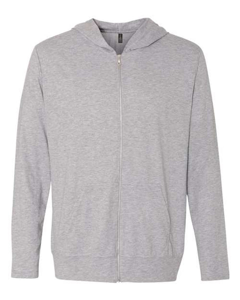 Anvil - 6759 - Triblend Full-Zip Hooded Long Sleeve T-Shirt