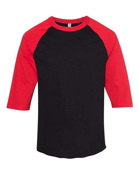 ALSTYLE - Classic Raglan Three-Quarter Sleeve T-Shirt -