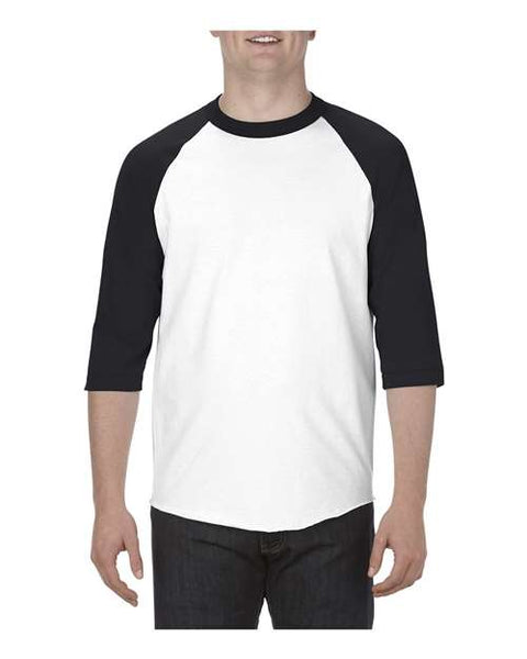 ALSTYLE - Classic Raglan Three-Quarter Sleeve T-Shirt -