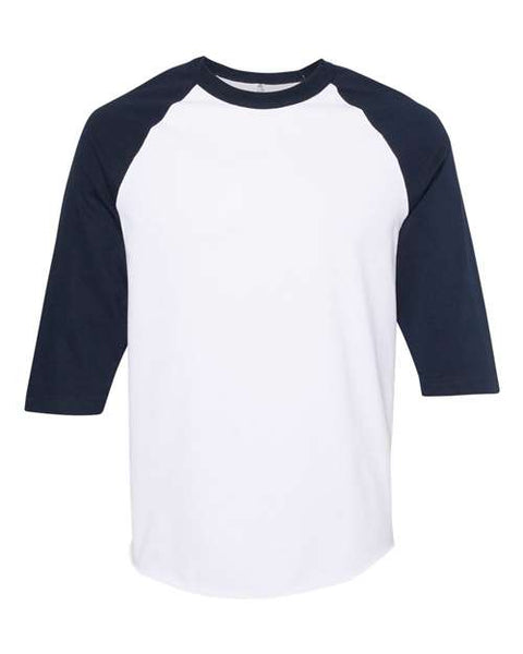 ALSTYLE - Classic Raglan Three-Quarter Sleeve T-Shirt -