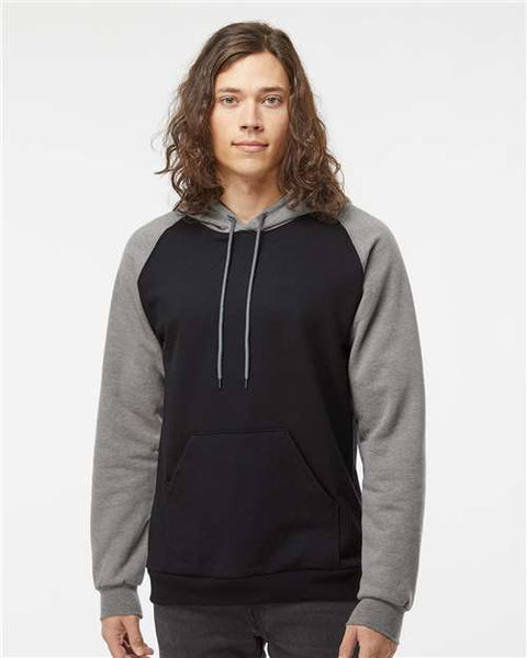 King Fashion - KF4042 - Fleece Raglan Hooded Sweatshirt