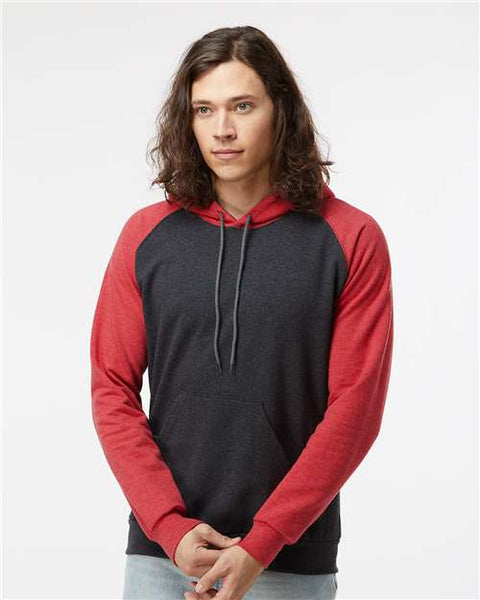 King Fashion - KF4042 - Fleece Raglan Hooded Sweatshirt
