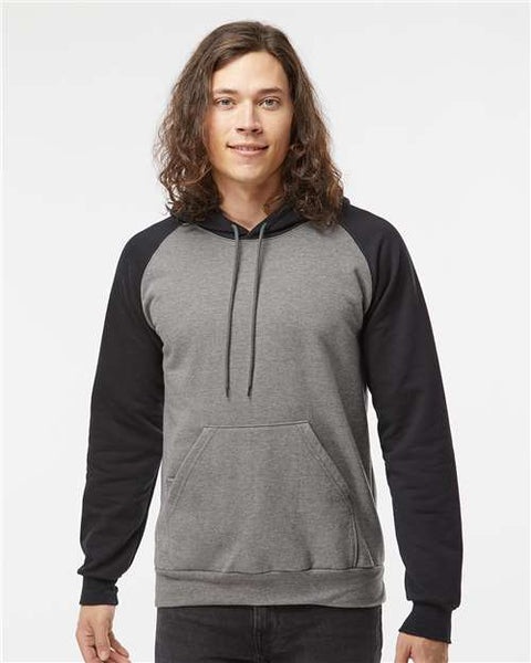 King Fashion - KF4042 - Fleece Raglan Hooded Sweatshirt