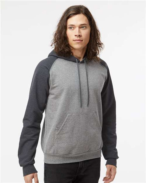 King Fashion - KF4042 - Fleece Raglan Hooded Sweatshirt