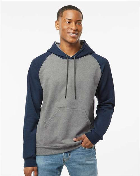 King Fashion - KF4042 - Fleece Raglan Hooded Sweatshirt