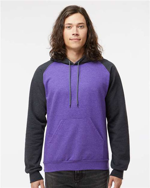 King Fashion - KF4042 - Fleece Raglan Hooded Sweatshirt