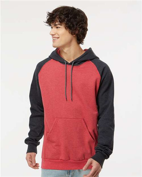 King Fashion - KF4042 - Fleece Raglan Hooded Sweatshirt