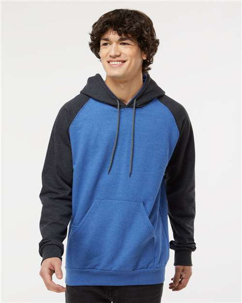 King Fashion - KF4042 - Fleece Raglan Hooded Sweatshirt