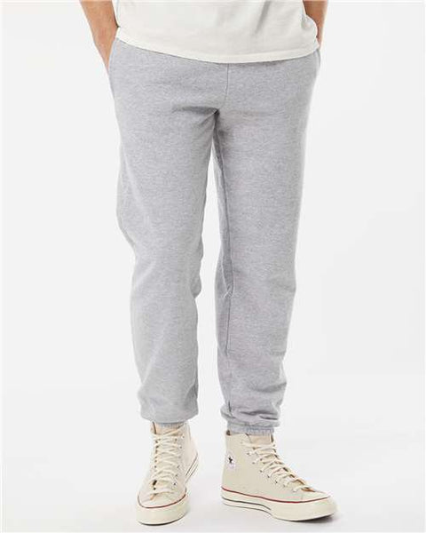 King Fashion - KF9012 - Pocketed Sweatpants with Elastic Cuffs