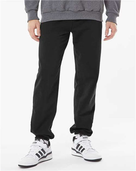King Fashion - KF9012 - Pocketed Sweatpants with Elastic Cuffs