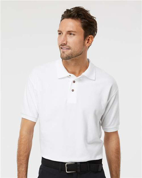 M&O - 7002 - Ring-Spun Piqué Polo