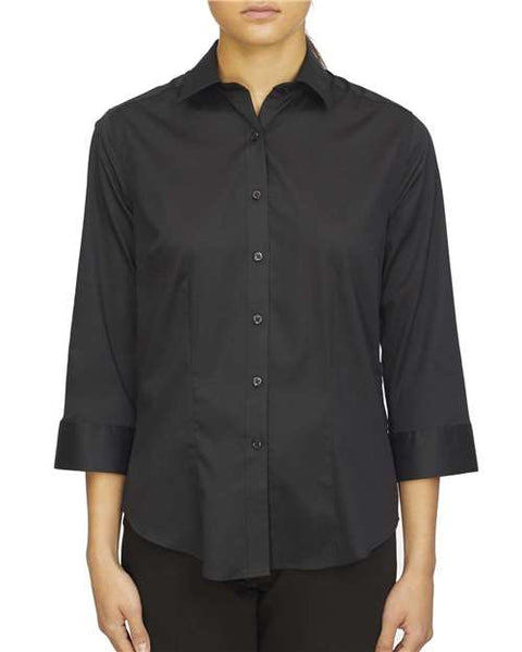 Van Heusen - 18CV304 - Women's Three-Quarter Sleeve Twill Shirt