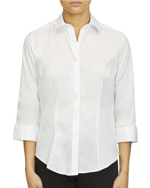 Van Heusen - 18CV304 - Women's Three-Quarter Sleeve Twill Shirt
