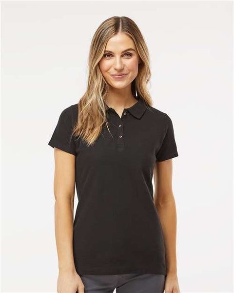 M&O - 7600 - Women's Ringspun Pique Polo