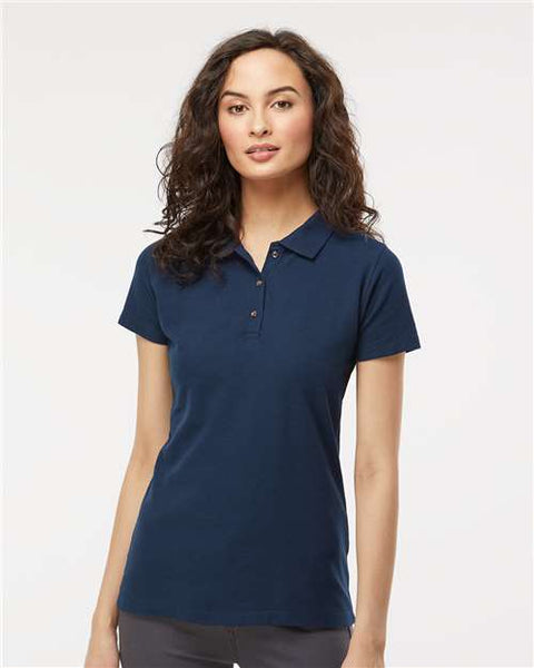 M&O - 7600 - Women's Ringspun Pique Polo
