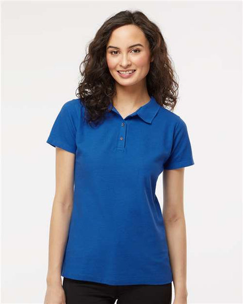 M&O - 7600 - Women's Ringspun Pique Polo