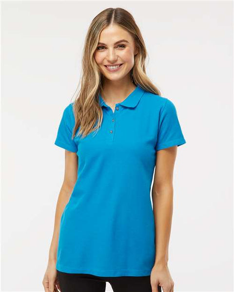 M&O - 7600 - Women's Ringspun Pique Polo