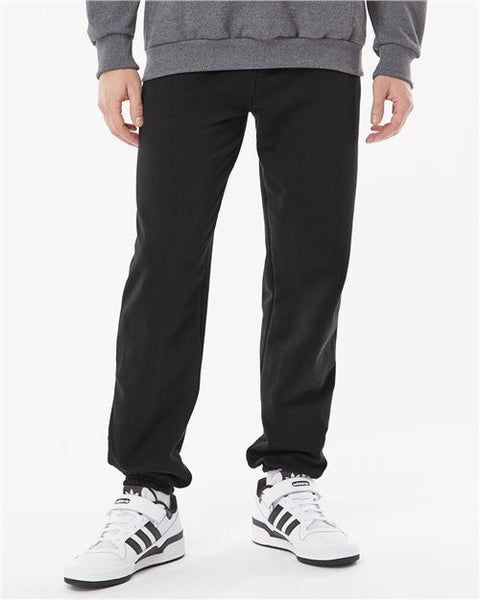 King Fashion - KF9012 - Pocketed Sweatpants with Elastic Cuffs
