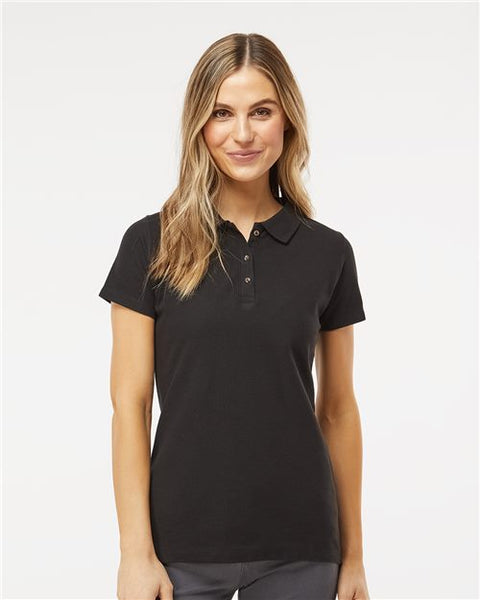 M&O - 7600 - Women's Ringspun Pique Polo