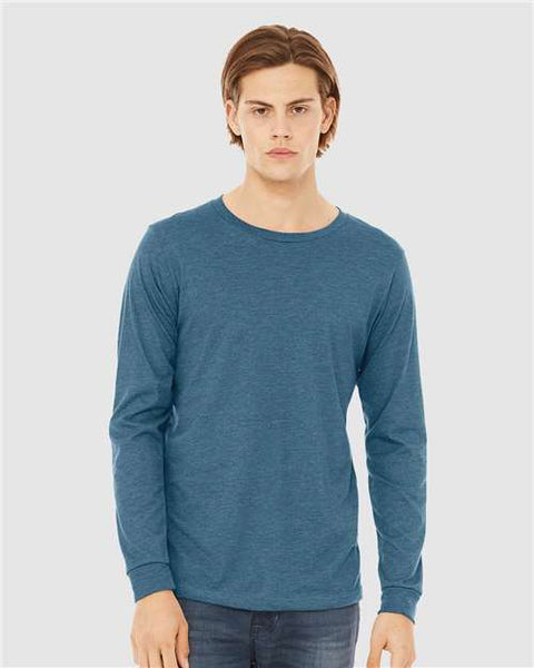 BELLA + CANVAS - 3501CVC - Heather CVC Long Sleeve Tee