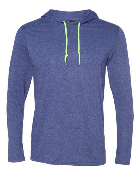 Gildan - 987 - Softstyle® Lightweight Hooded Long Sleeve T-Shirt