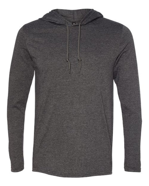 Gildan - 987 - Softstyle® Lightweight Hooded Long Sleeve T-Shirt