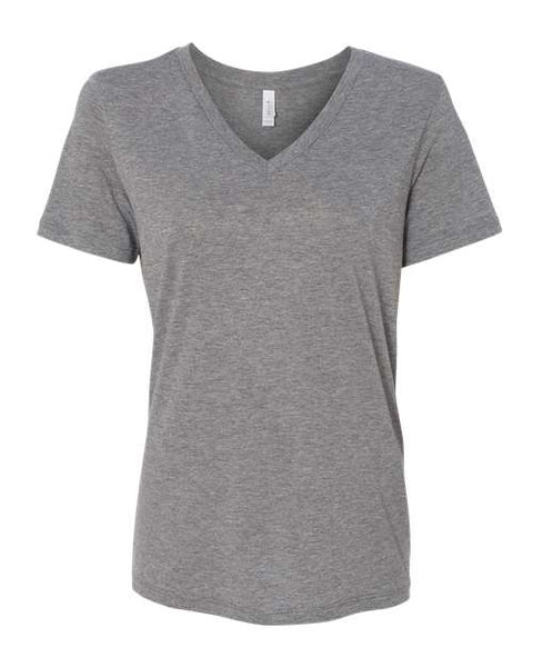 BELLA + CANVAS - 6415 - Women's Relaxed Triblend Short Sleeve V-Neck Tee