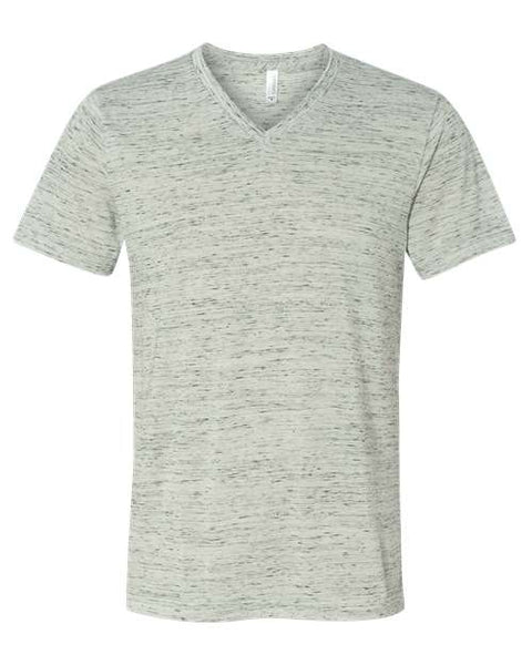 BELLA + CANVAS - 3655 - Textured Jersey V-Neck Tee