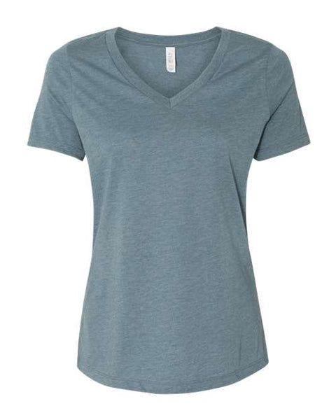 BELLA + CANVAS - 6405CVC - Women's Relaxed Heather CVC V-Neck Tee