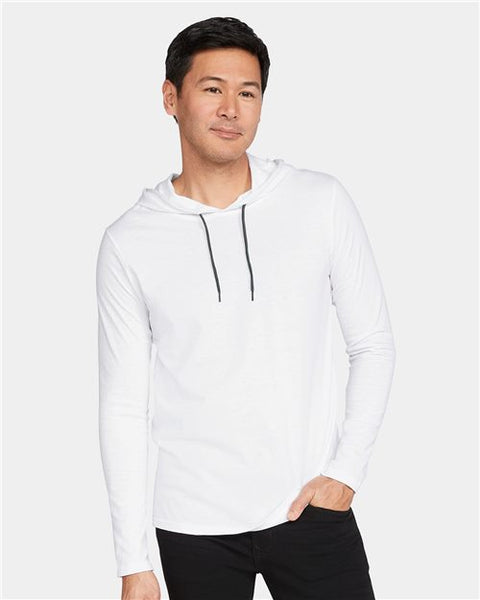 Gildan - 987 - Softstyle® Lightweight Hooded Long Sleeve T-Shirt