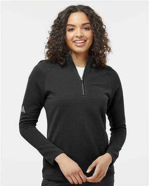 Adidas - A589 - Women's Spacer Quarter-Zip Pullover