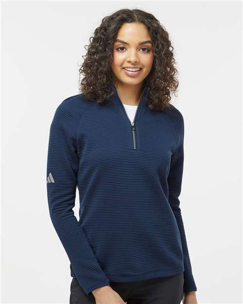 Adidas - A589 - Women's Spacer Quarter-Zip Pullover