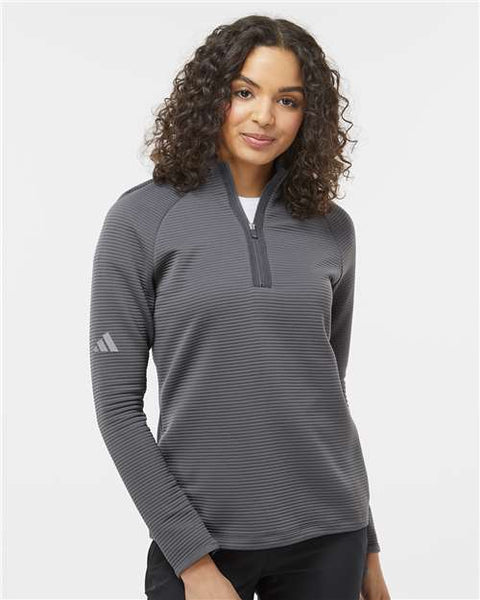 Adidas - A589 - Women's Spacer Quarter-Zip Pullover