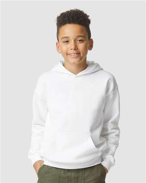 Gildan - SF500B - Softstyle® Youth Midweight Hooded Sweatshirt