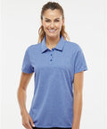 Womens Heathered Polo