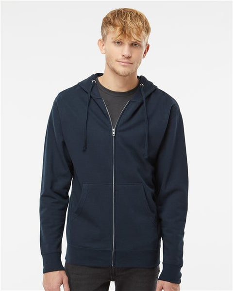 1829 Midweight Full Zip Hooded Sweatshirt