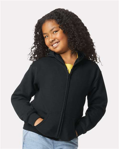 Gildan - 18600B - Heavy Blend™ Youth Full-Zip Hooded Sweatshirt