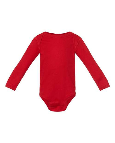 Rabbit Skins - 4411 - Infant Long Sleeve Baby Rib Bodysuit