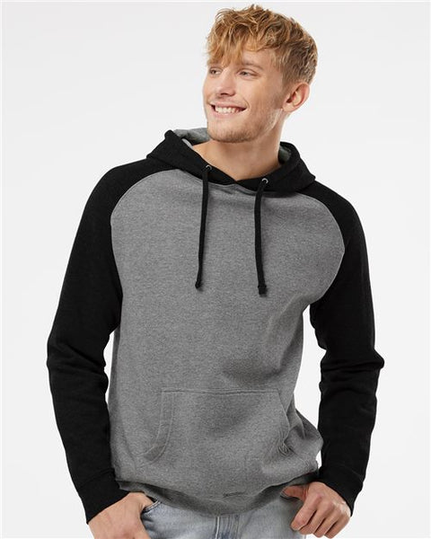 2387 Cozy Raglan Hooded Sweatshirt