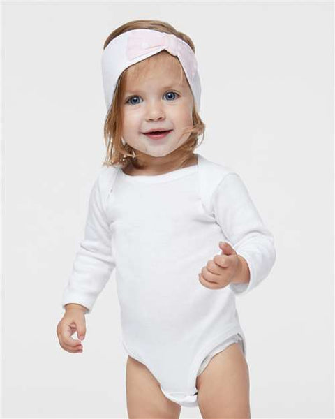 Rabbit Skins - 4411 - Infant Long Sleeve Baby Rib Bodysuit