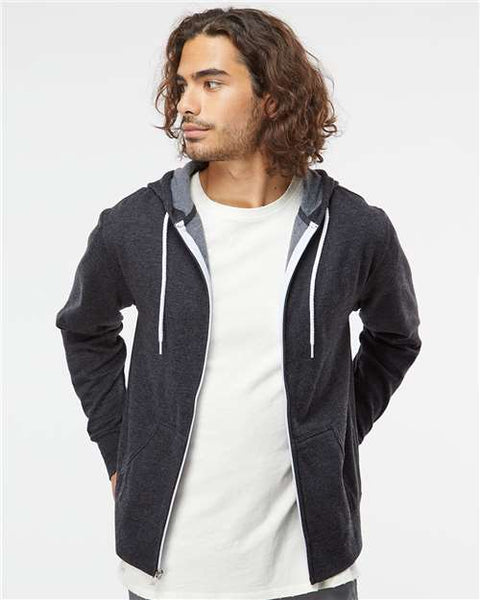 Independent Trading Co. - AFX90UNZ - Lightweight Full-Zip Hooded Sweatshirt