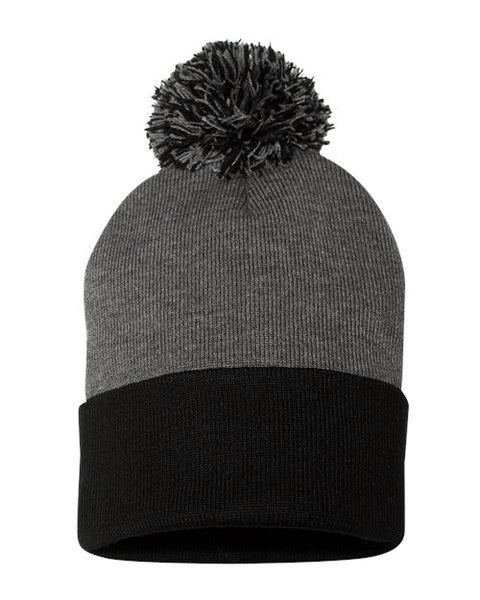 Sportsman - SP15 - 12" Pom-Pom Cuffed Beanie