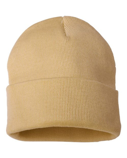 Sportsman - SP12 - 12" Solid Cuffed Beanie