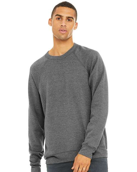 BELLA + CANVAS - 3901 - Sponge Fleece Raglan Crewneck Sweatshirt