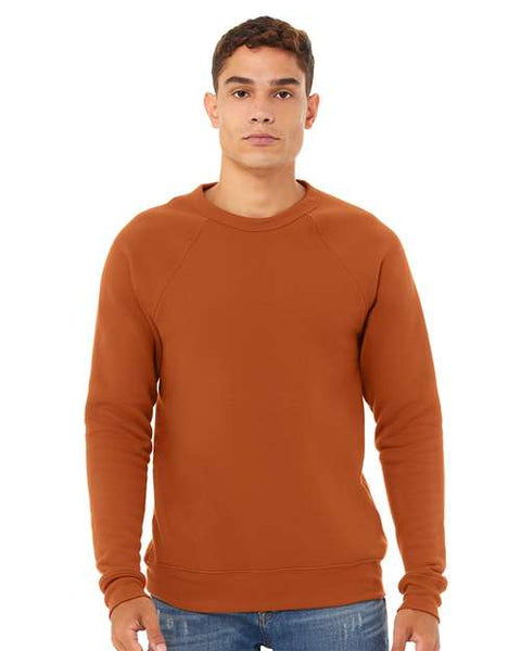 BELLA + CANVAS - 3901 - Sponge Fleece Raglan Crewneck Sweatshirt