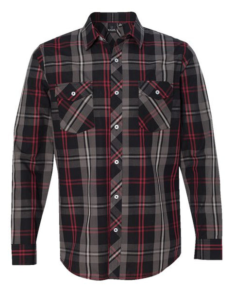 3318 Long Sleeve Plaid Shirt