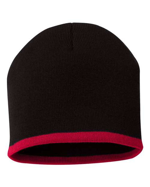 Sportsman - SP09 - 8" Bottom-Striped Beanie