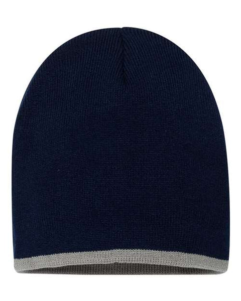 Sportsman - SP09 - 8" Bottom-Striped Beanie