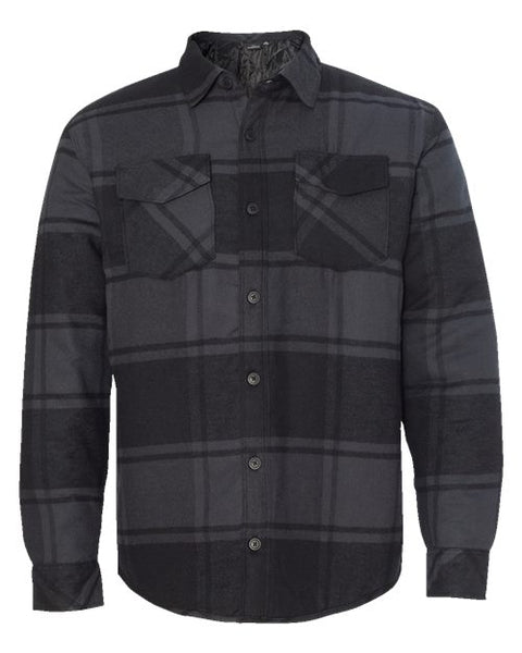 3678 Quilted Flannel Shirt Jacket