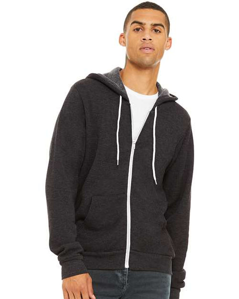 BELLA + CANVAS - 3739 - Sponge Fleece Full-Zip Hoodie